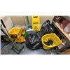 Image 5 : CONTENTS OF JANITORIAL CLOSET- SHOP VAC, CLEANING SUPPLIES, TOILET PAPER, PAPER TOWEL, MOPS, MOP