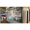 Image 2 : LARGE OIL ON CANVAS TRANSFER RACING PRINT APPROX 10' X 4'