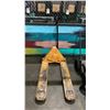 Image 3 : LIFTRITE 5500 LB CAPACITY YELLOW PALLET JACK & FLOOR SWEEPER *LAST DAY REMOVAL*