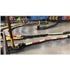 Image 2 : LARGE COMMERCIAL GO KART RACETRACK- INCLUDES ALL RUBBER TIRES, PLASTIC BARRIER SURROUNDS & LARGE