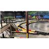 Image 3 : LARGE COMMERCIAL GO KART RACETRACK- INCLUDES ALL RUBBER TIRES, PLASTIC BARRIER SURROUNDS & LARGE