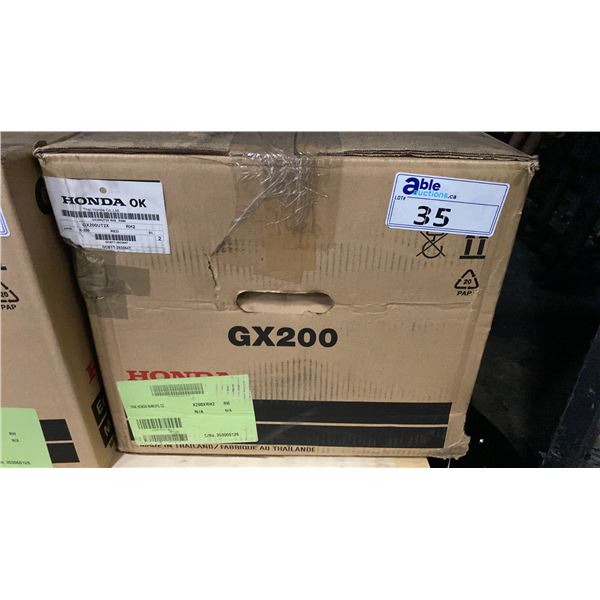 HONDA GX200 GASOLINE ENGINE *NEW IN BOX*