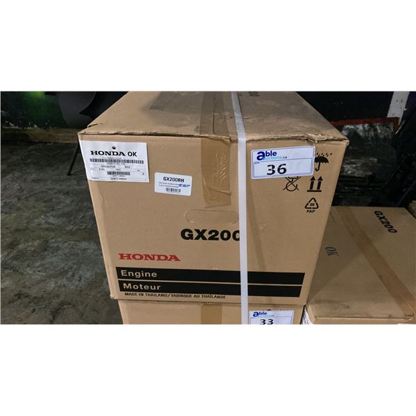 HONDA GX200 GASOLINE ENGINE *NEW IN BOX*
