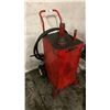 Image 2 : RED METAL MOBILE GAS CADDY