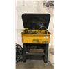 Image 1 : POWER FIST YELLOW 20 GALLON PARTS WASHER *MUST BRING PROPER CONTAINERS TO DRAIN SOLVENT*