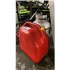 Image 6 : ALUMINUM LADDER, TIGER TORCH WITH PROPANE TANK, 2 WHEEL HAND TRUCK & JERRY CAN