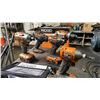 Image 1 : DEWALT SHOP RADIO & RIDGID CORDLESS DRILL AND DRIVER SET- 5 DRILLS, 6 BATTERIES & 3 CHARGERS