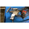 Image 1 : GROUP OF 4 PNEUMATIC TOOLS- 1 DRILL, 2 DRIVERS & 1 WRENCH