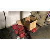 Image 14 : LARGE TOOL BENCH WITH CONTENTS- HUSKY TOOL BOX, WALL HANGING TOOLS, CUPBOARDS OF TOOLS & MISC SHOP