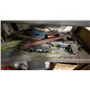 Image 2 : 5 TIER COMMERCIAL SHELVING UNIT WITH ASSORTED TOOLS & MISC ITEMS *MUST TAKE ALL*