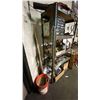 Image 6 : 5 TIER COMMERCIAL SHELVING UNIT WITH ASSORTED TOOLS & MISC ITEMS *MUST TAKE ALL*
