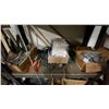 Image 3 : 5 TIER COMMERCIAL SHELVING UNIT WITH ASSORTED TOOLS, HARDWARE & MISC ITEMS *MUST TAKE ALL*