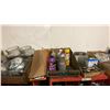 Image 15 : 3 INDUSTRIAL COUNTER HEIGHT SHELVING UNITS AND CONTENTS & PAIR OF ORANGE 40 COMPARTMENT PARTS