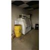 Image 2 : ROOM OF ASSORTED ITEMS- CHECK TOP ROUND TABLE, ARCTIC GLACIER COMMERCIAL ICE STORAGE CHEST *WORKING