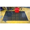 Image 5 : 2 ANTI FATIGUE FLOOR MATS, STAINLESS STEEL GARBAGE CAN, 4 CHAIRS, RACING FLAGS, REDBULL BEVERAGE
