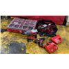 Image 1 : MILWAUKEE CORDLESS M12 3 PC DRILL SET & HARDWARE CASE WITH CONTENTS- HAMMER DRILL, 2 DRILLS,