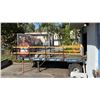 Image 1 : APPROX 20FT FUEL TRAILER WITH FILL-RITE GASOLINE PUMP SYSTEM ON LARGE GASOLINE STORAGE TANK