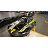 Image 1 : SODI KART RT8 BLACK/GREEN GASOLINE POWERED GO KART WITH HONDA ENGINE
