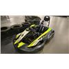 Image 1 : SODI KART RT8 BLACK/GREEN GASOLINE POWERED GO KART WITH HONDA ENGINE