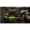Image 4 : SODI KART RT8 BLACK/GREEN GASOLINE POWERED GO KART WITH HONDA ENGINE *MAY REQUIRE PARTS/REPAIR*