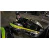 Image 4 : SODI KART RT8 BLACK/GREEN GASOLINE POWERED GO KART WITH HONDA ENGINE *MAY REQUIRE PARTS/REPAIR*