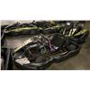 Image 1 : SODI KART RT8 BLACK/GREEN GASOLINE POWERED GO KART WITH HONDA ENGINE *MAY REQUIRE PARTS/REPAIR*