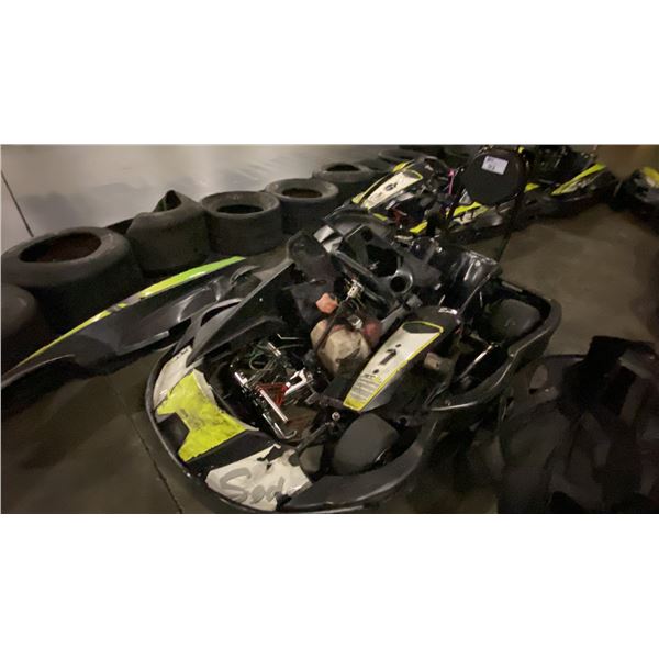 SODI KART RT8 BLACK/GREEN GASOLINE POWERED GO KART WITH HONDA ENGINE *MAY REQUIRE PARTS/REPAIR*