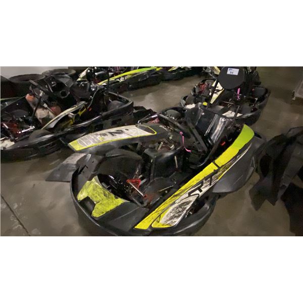 SODI KART RT8 BLACK/GREEN GASOLINE POWERED GO KART WITH HONDA ENGINE *MAY REQUIRE PARTS/REPAIR*