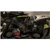 Image 3 : SODI KART RT8 BLACK/GREEN GASOLINE POWERED GO KART WITH HONDA ENGINE *MAY REQUIRE PARTS/REPAIR*