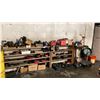 Image 1 : 2 SHELVING UNITS OF ASSORTED GO KART PARTS