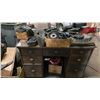 Image 3 : GROUP OF ASSORTED GO KART PARTS, DESK, GARBAGE BIN, TIRES & MORE