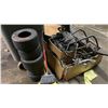Image 5 : GROUP OF ASSORTED GO KART PARTS, DESK, GARBAGE BIN, TIRES & MORE
