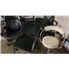 Image 2 : CONTENTS OF CORNER- MINI FRIDGE, OIL HEATER, CHAIRS, STOOLS, RACING HELMETS & MORE