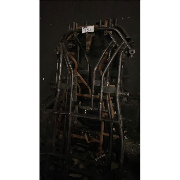 GO KART FRAME PARTS & ASSORTED CHAIRS/PARTS