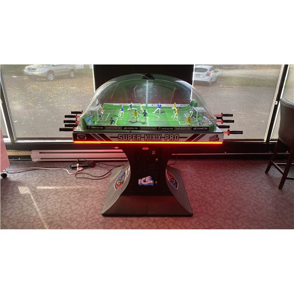 ICE SUPER KIXX PRO COIN OPERATED FOOSBALL TABLE