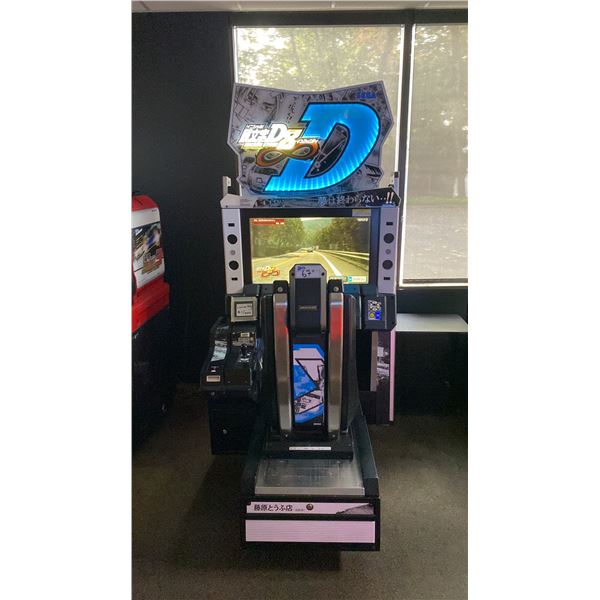SEGA INITIAL D ARCADE STAGE 8 INFINITY COIN OPERATED DRIVING SIMULATOR GAME