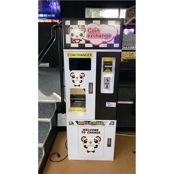 WELCOME TO CHANGE COIN CHANGER MACHINE