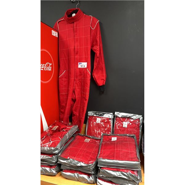 LARGE GROUP OF ASSORTED RACING JUMPSUITS- S/M/L