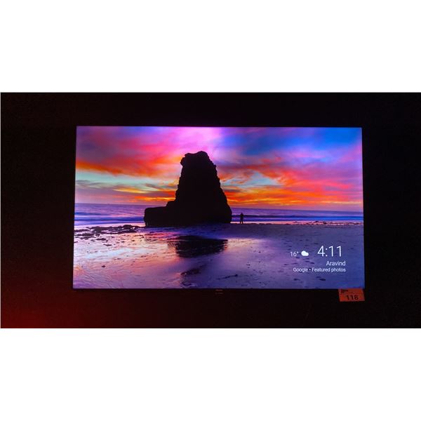 HISENSE 55" SMART TV WITH WALL MOUNT & REMOTE