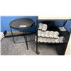 Image 5 : OFFICE DESK, CHAIR, PRESENTATION STANDS, TUBE LIGHT BULBS, SMALL TABLE & BEVERAGE DISPENSER INSERTS