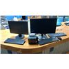 Image 1 : 2 MONITORS, 3 KEYBOARDS, MOUSE, THERMAL PRINTER & STAPLER
