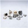 Image 1 : LOT OF ASSTD ESTATE RINGS