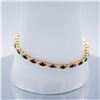 Image 2 : 14K YELLOW GOLD TENNIS BRACELET WITH 24 ROUND