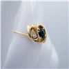 Image 2 : 14K WHITE GOLD CUSTOM SWIRL DINNER RING WITH OVAL