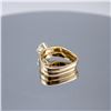Image 4 : 14K YELLOW GOLD WEDDING SET WITH 0.89 CT ROUND