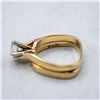 Image 5 : 14K YELLOW GOLD WEDDING SET WITH 0.89 CT ROUND