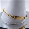 Image 3 : 10K GOLD HIGH POLISH VALENTINES BRACELET 8" LONG