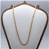 Image 1 : 10K GOLD HIGH POLISH ROPE CHAIN 22" LONG 4.21 GRAM