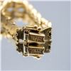 Image 2 : VINTAGE 14K GOLDEN LINE HALLOW BRACELET HIGH