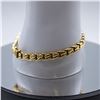 Image 3 : VINTAGE 14K GOLDEN LINE HALLOW BRACELET HIGH